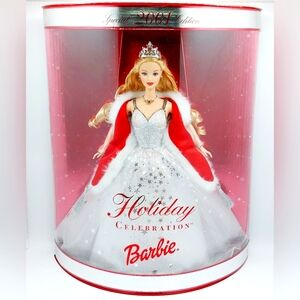 Vintage‎ 2001 Holiday Celebration Barbie original
